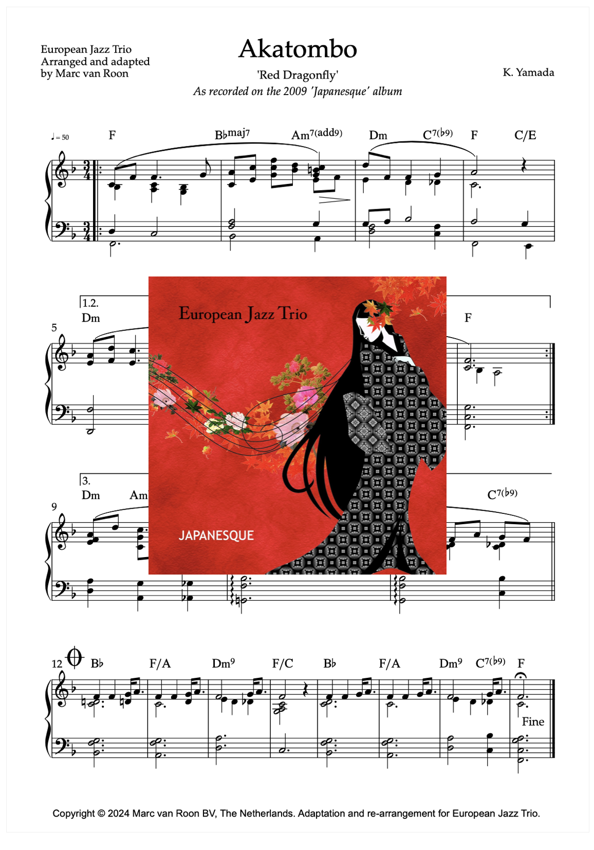 Akatombo (Famous Japanese children's Song) by K. Yamada. Full